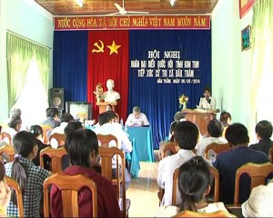 Đoàn ĐBQH tỉnh tiếp xúc cử tri huyện Đăk Tô