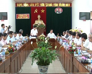 Ban Chỉ đạo Tây Nguyên làm việc với lãnh đạo tỉnh Kon Tum