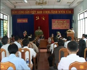 Lễ công bố chuẩn y chức danh Bí thư và Phó Bí thư Huyeenjm ủy Đak Hà