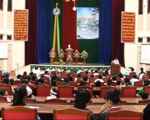 Hội nghị tổng keewst năm học 2013-22014 huyện Ngọc Hồi