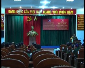 Giao lưu giữa nữ quân nhân Sư đoàn 5, các tỉnh Nam Lào và Bộ CHQS tinghr Kon Tum