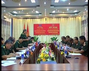 Hội nhgij liên tịch giữa Bộ chỉ huy quân sự 2 tỉnh Kon Tum và At tăp (Lào)