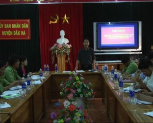 Hội nhgij tổng kết công tác PCCCR huyện Đak Hà
