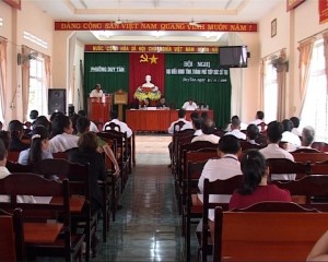 HĐND 2 cấp tiếp xúc cử tri phường Duy Tân