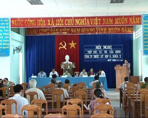HĐND hai cấp tiếp xúc cử tri phường Quyết Thắng