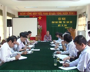 Hội nghị giao ban báo chí tỉnh Kon Tum quí IV năm 2014