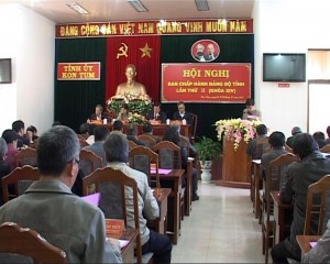 Khai mạc Hội nghị BCH Đảng bộ tỉnh Kon Tum