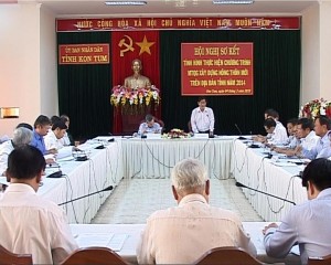 Hội nghị sơ kết Chương trình MTQG XDNTM tỉnh Kon Tum