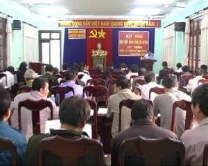 Hội nghị bất thường BCH Đảng bộ huyện Tu Mơ Rông