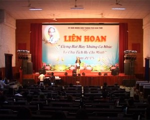 Liên hoan giọng hát hay về Chủ tịch Hồ Chí Minh