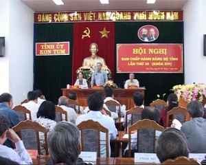 Hội nghị BCH Đảng bộ tỉnh Kon Tum