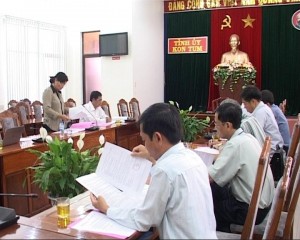 Họp Tiểu ban Tổ chức phục vụ Đại hội Đảng bộ tỉnh Kon Tum