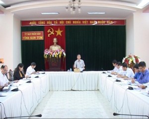 Họp Ban Tổ chức Đại hội Thi đua yêu nước tỉnh Kon Tum