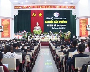 Khai mạc Đại hội đại biểu Đảng bộ tỉnh Kon Tum lần thứ XV