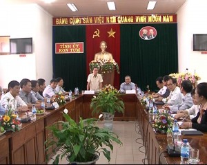 Tỉnh ủy Kon Tum làm việc với đoàn công tác Thông tấn xã Việt Nam