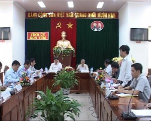 Lãnh đạo tỉnh Kon Tum làm việc với Ngân hàng CSXH Việt Nam