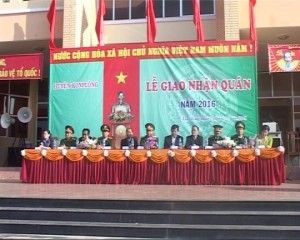 Lễ gioa nhận quân huyện Kon Plông