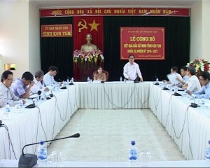Lễ công bố kết quả bầu cử HĐND tỉnh Kon Tum