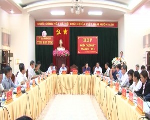 UBND tỉnh Kon Tum họp phiên thường kỳ tháng 2/2018