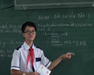 Học sinh Nguyễn Quang Trường