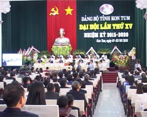 Đại hội lần thứ XV Đảng bộ tỉnh Kon Tum