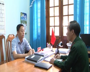 Đại tá Đoàn Văn Nhất trả lời phỏng vấn của PV